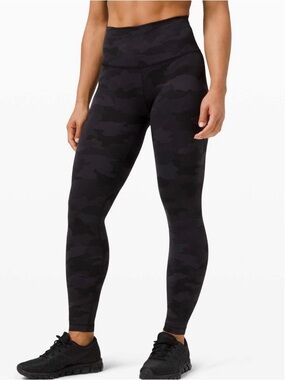 lululemon athletica Camo Deep Coal High-Rise Leggings